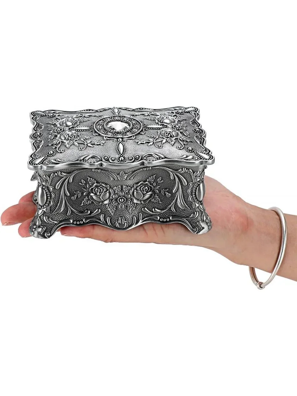 Vintage Metal Jewelry Organizer for Women 4.9